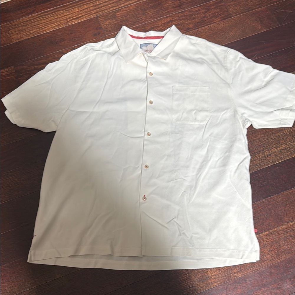 Tommy Bahama White Casual Button Down Shirt
